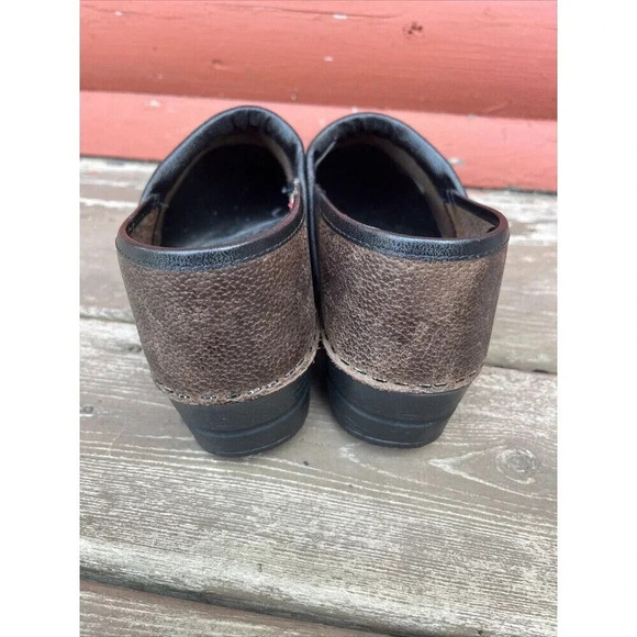 Sanita Brown Leather Original Danish Women's Casual Clogs Size EU 42 US 11 - Picture 4 of 6